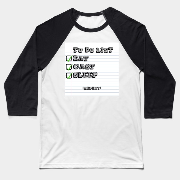 CAST TO DO LIST | Fancasting / Fan Casting Baseball T-Shirt by TSOL Games